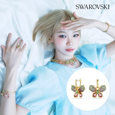 스와로브스키 [본사정품/쇼핑백증정] Idyllia 나비 드롭 귀걸이 5709953