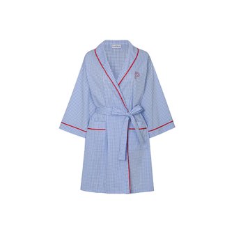 플레이부 GINGHAM GOLF ROBE (W/POUCH)_Blue