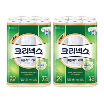 크리넥스 (무료배송)크리넥스 휴지 숲속의피톤치드 3겹30롤x2개_WBCC75D