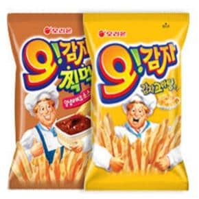 오리온 오감자 양념바베큐 16입(75g x 16개) 1박스 무료배송