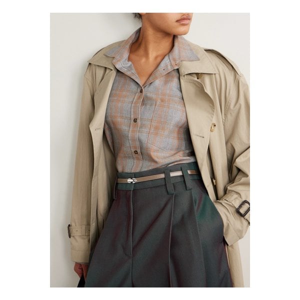 사베트 시메트리 가죽 벨트 베이지 46376663162884926