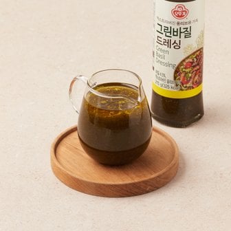  오뚜기 그린바질드레싱 215G