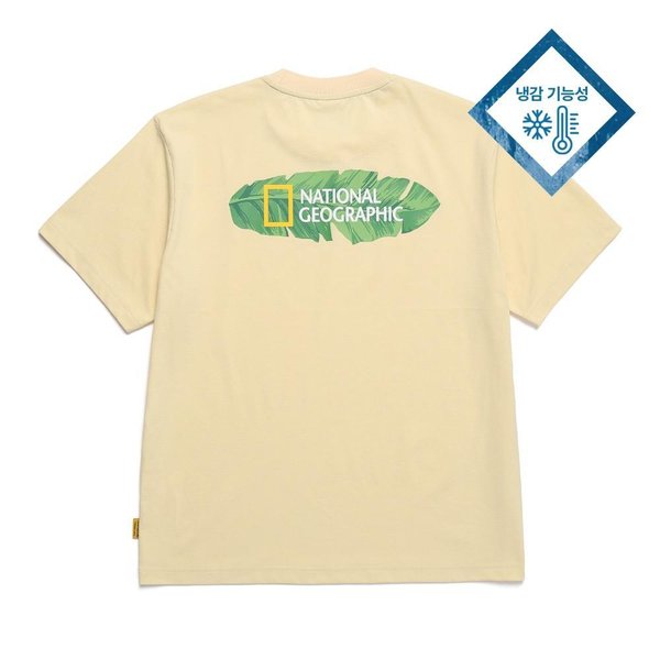 [여주점] N242UTS470 유니 쿨맥스 컨셉 그래픽 티셔츠 버터