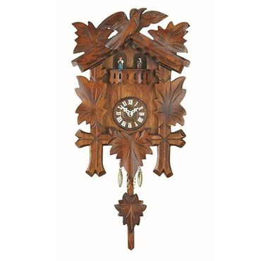  독일 뻐꾸기 시계 괘종시계 Kuckulino 블랙 Forest Clock with 쿼츠movement and cuckoo chime t