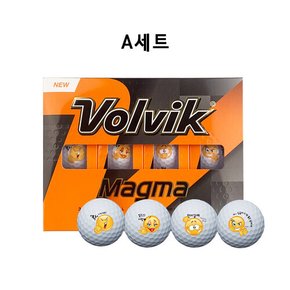 볼빅 MAGMA 마그마 흰색 만월이 골프공