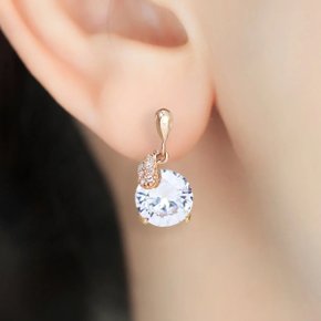 14k 헤리츠 다이아 귀걸이 [주문제작]
