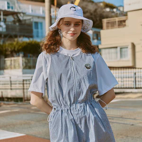 [부산점] ADDICTED 자수와펜 여성 나시형 점프수트 네이비_CHD2WOP0662NY