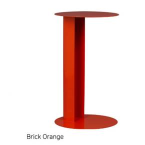[무케] 피알피알_소파 사이드 테이블 (BRICK ORANGE) 철제 가구 인테리어