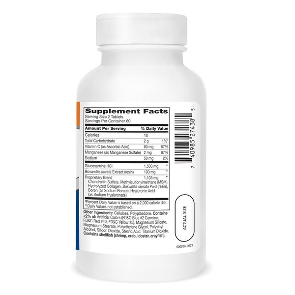21세기 센트리 글루코사민 콘드로이친 복합체 MSM 어드밴스드트리플스트렝스 120정 2통