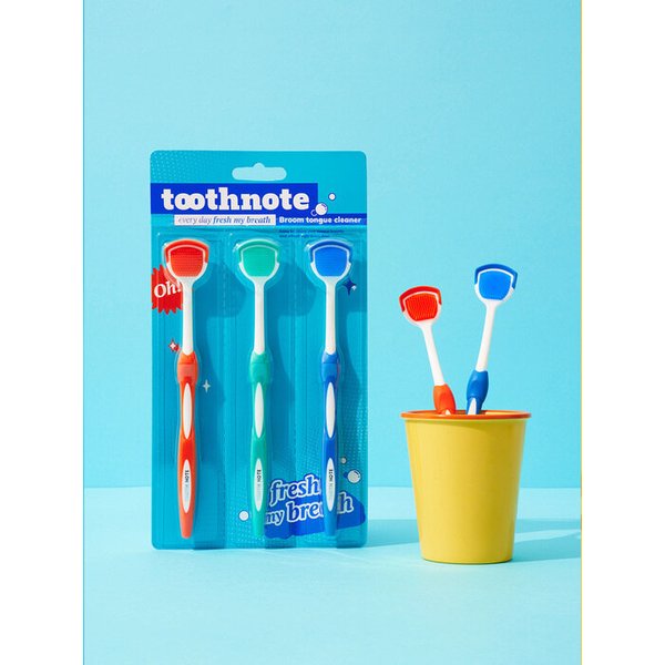 백태제거 혀클리너 3종세트 (오렌지+블루+민트)