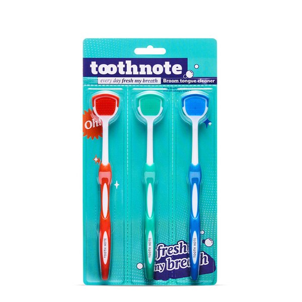 백태제거 혀클리너 3종세트 (오렌지+블루+민트)