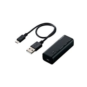 ELECOM WiFi 라우터 무선 LAN 휴대용 300Mbps USB 케이블 포함 WRH-300BK3-S