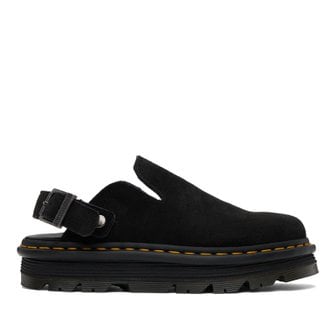 닥터마틴 블랙 젭재그 슬링백 플랫폼 뮬 31657001 Black E.H Suede Mb