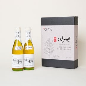 [달인] 국내산 생들기름300ml x 2병 선물세트