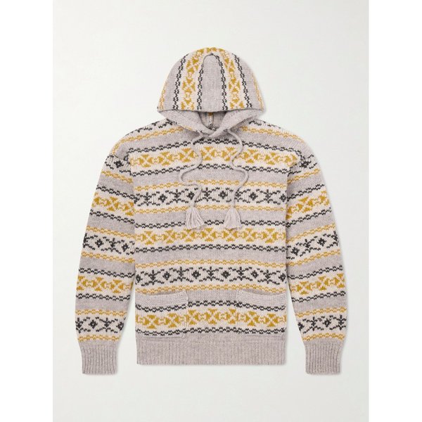 옐로우나이프 페어 아일 울 후드 티셔츠 46376663162925228