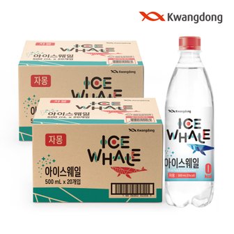 광동 [정상가22900]광동 아이스웨일 탄산음료 500ml x 40pet 자몽 [정상가22900원]