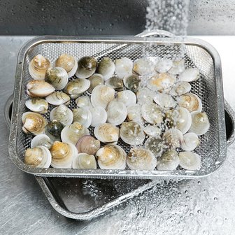 JAJU 스테인리스 메쉬 채반_대_30x23.5x6cm J71N902115300