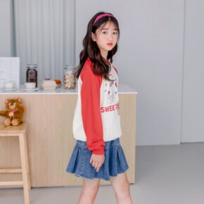[S099]츄러플데님스커트