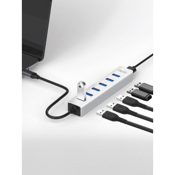 C타입 USB 3.2 Gen1 무전원 7포트 멀티허브 HUB-56