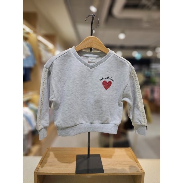 [파주점] (MG)  리본 크롭   맨투맨   8611933274