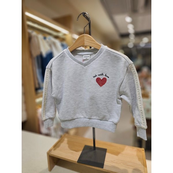 [파주점] (MG)  리본 크롭   맨투맨   8611933274