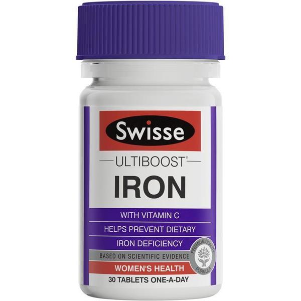 [해외직구] 호주직구 스위스 철분제 30정 Swisse Ultiboost Iron