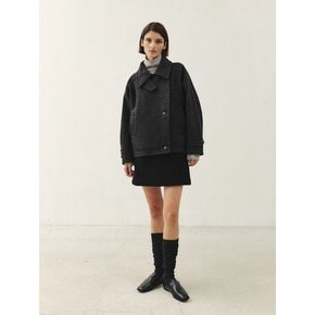 RTW PREMIUM WOOL TWILL HALF COAT_2COLORS