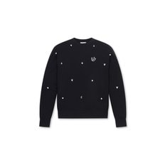 WAAC(왁골프)Men Embroidery Crewneck Sweater_WMWAA24621BKX