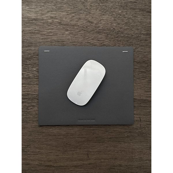 Eco leather mouse pad, dark gray
