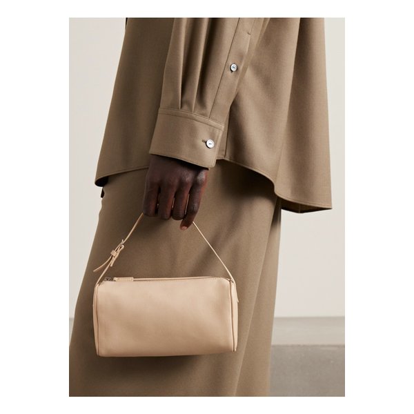 90s 가죽 토트 샌드 46376663162885379