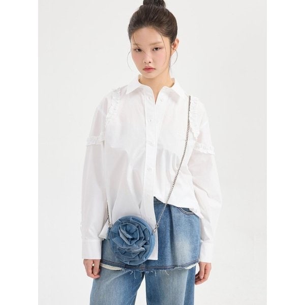 Frill Detail Shirt Blouse (white) LFSAS26100WHX