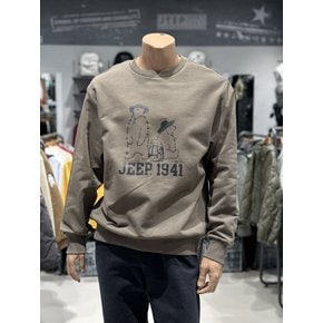 24S/S 지프 테두리곰 맨투맨 JP1TSU894