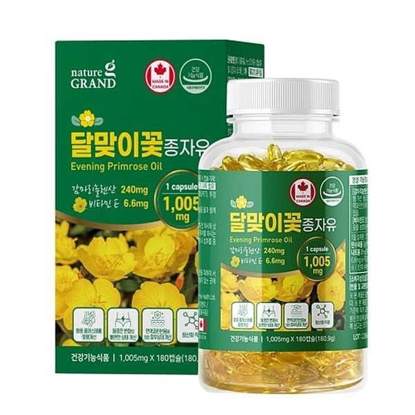 네이처그랜드 달맞이꽃종자유 180캡슐