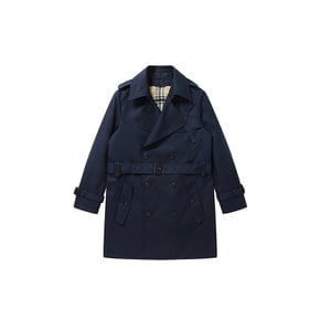 Belted Double Trench Coat_Navy