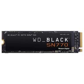 WDBLACK 1TB SN770 NVMe SSD - Gen4 PCIe, M.2 2280, - WDS100T3X0E 내장 게이밍 솔리드