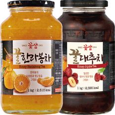 꽃샘 꿀한라봉차 1kg + 꿀 대추차 1kg