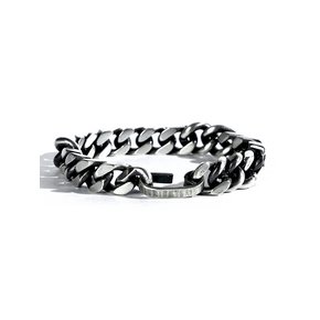 SEWN SWEN SILVER CURB CHAIN BRACELET