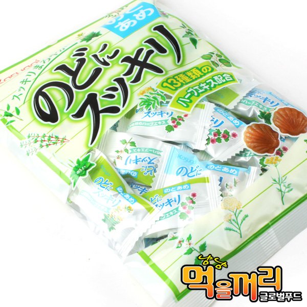 일본 허브사탕 (노도니숙키리) 135g - SSG.COM