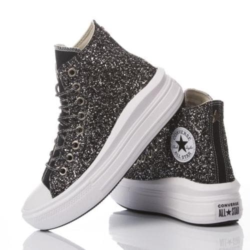 컨버스 스니커즈 1826 CONVERSE MOVE GLITTER BLACK White