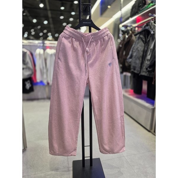 [시흥점] 베어자수 무지 세미와이드 스트링팬츠(남여공용)/JHZZ80418PK