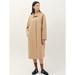 raglan sleeve coat dress_beige