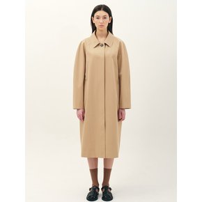 raglan sleeve coat dress_beige