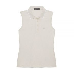 GFORE 지포어 POLKADOT SLEVELESS POLO (G4LS23K871-STNH) (여성 폴카도트 슬리브리스 폴로)