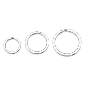 304 스텐 15mm 납작 키링 열쇠 고리 키홀더
