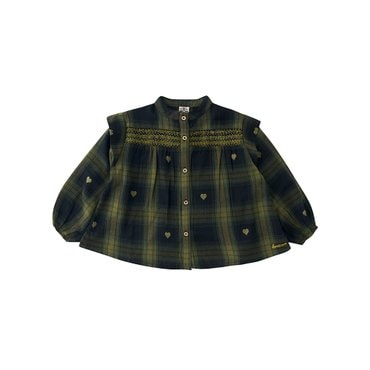 BONTON BT-DR체크하트 블라우스 75A7T-310-04