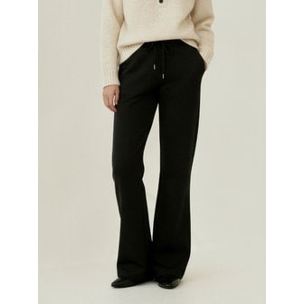 오브오브 Buddy String Bootscut Pants_Black