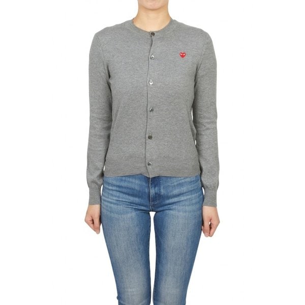 꼼데가르송 미니 레드와펜 여성 가디건 AZ N053 051 4