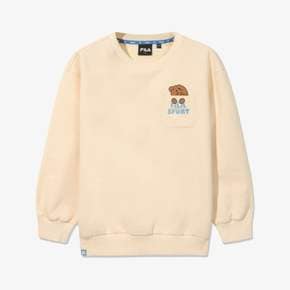 수정중 휠라 키즈 PET CLUB 2PCS 셋업 BEIGE EVR FK261FS07X002 260