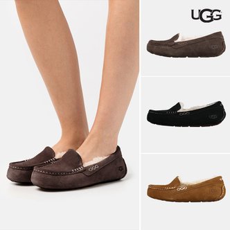 UGG 어그 UGG 앤슬리 여성 양털 모카신 방수 방한 로퍼 3종택일