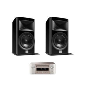 마란츠 M-CR612 + JBL HDI 1600 분리형 하이파이 오디오 세트